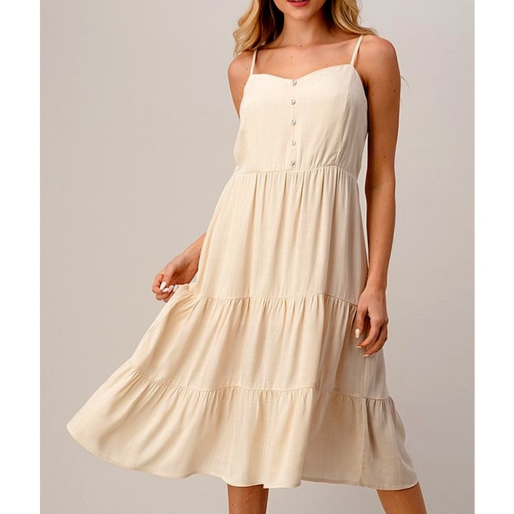 Khaki Summer Dress